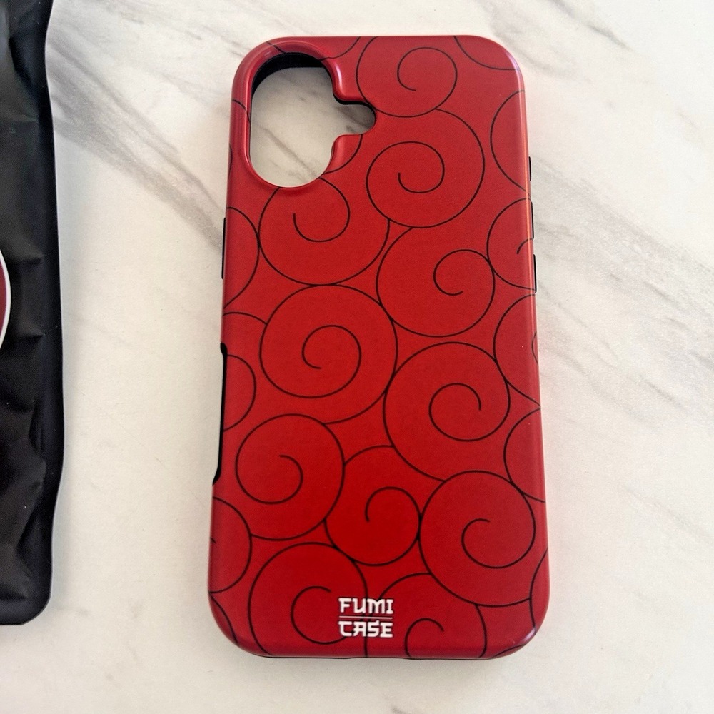 Fumi Case for Apple iPhone 17 Tough Matte Finish One Piece‎ Red Black New! BxH